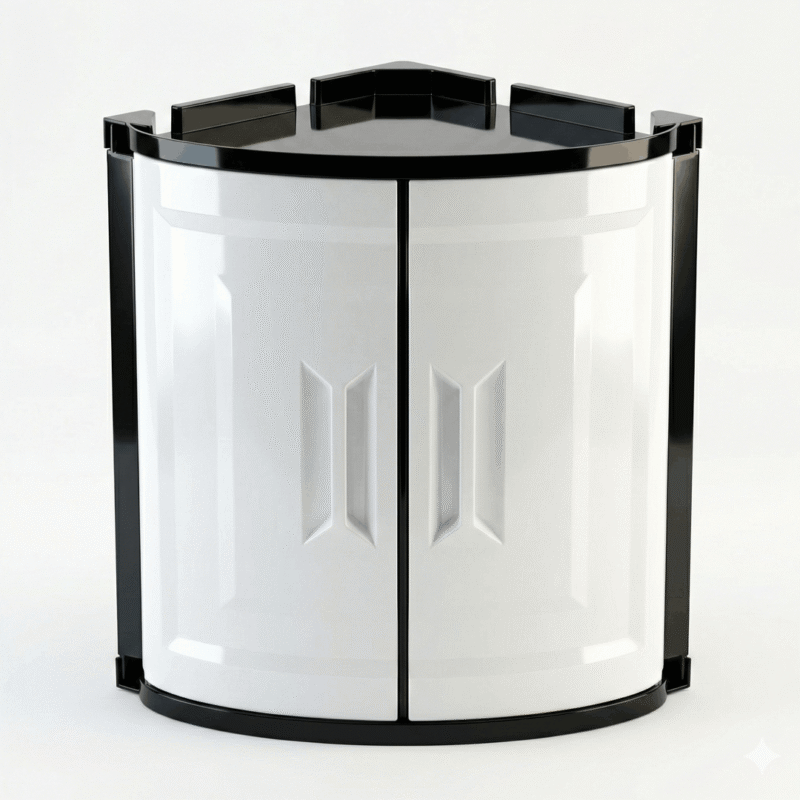 Diamond Corner Cabinet Color Series