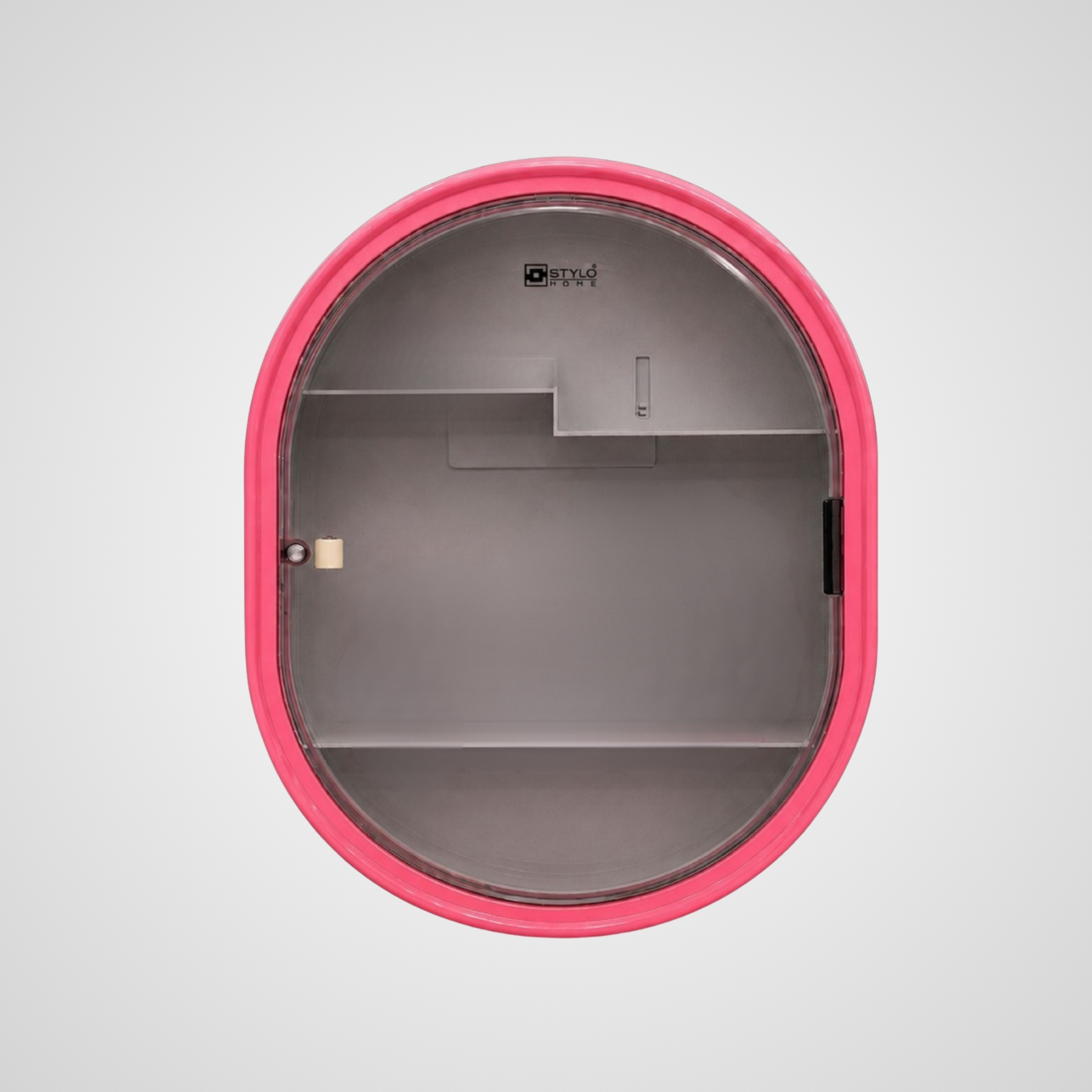 Pink Oval Cabinet