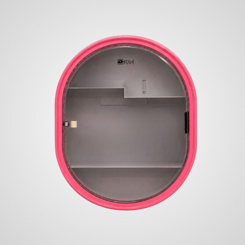 Pink Oval Multipurpose Cabinet